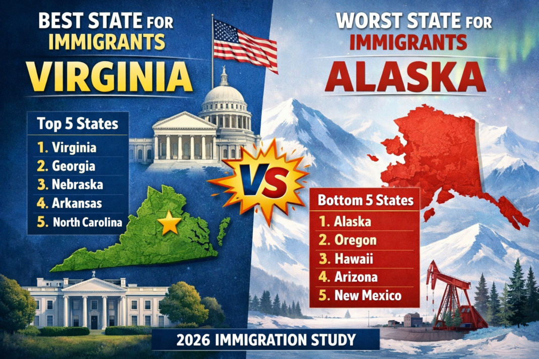 Virginia Named Best State for Immigrants in 2026; Alaska Ranks Last