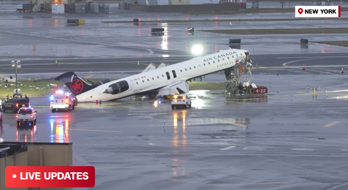 Runway Collision at LaGuardia Leaves Two Dead, Dozens Hospitalized