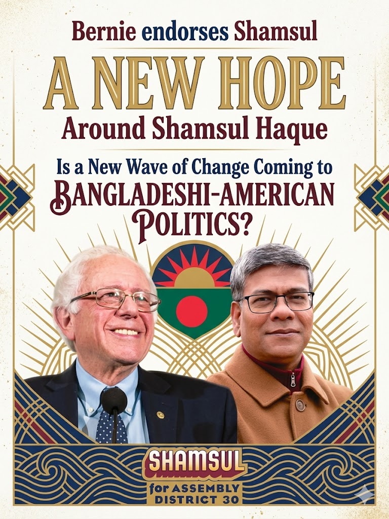A New Hope Around Shamsul Haque in District 30: Is a New Wave of Change Coming to Bangladeshi-American Politics?