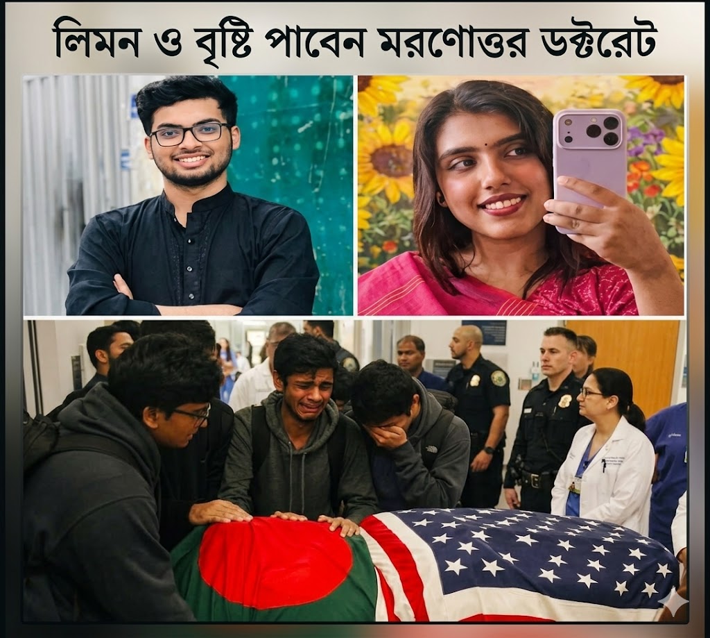 Two Bangladeshi PhD Students Killed in Tampa: Limon and Brishti to Receive Posthumous Doctorates
