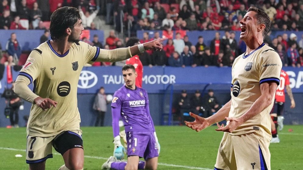 Barcelona One Win from La Liga Title After 2-1 Victory Over Osasuna