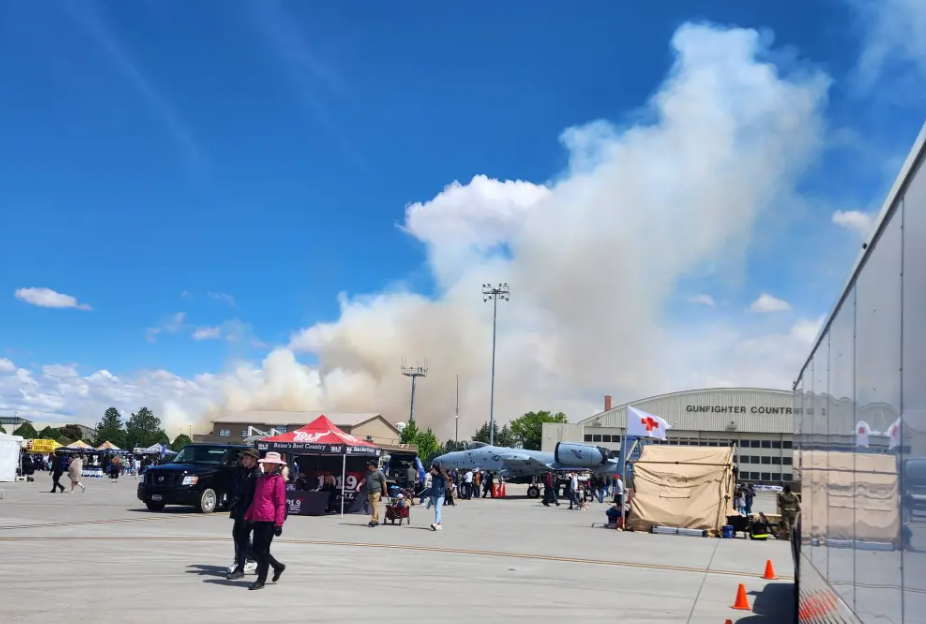 “Death in the Skies Over Idaho: Mid-Air Collision Between Two Fighter Jets”