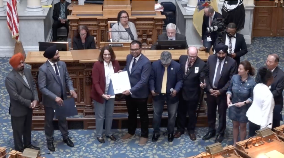 Professor Shoaib Receives Joint Legislative Resolution from New Jersey Senate and General Assembly