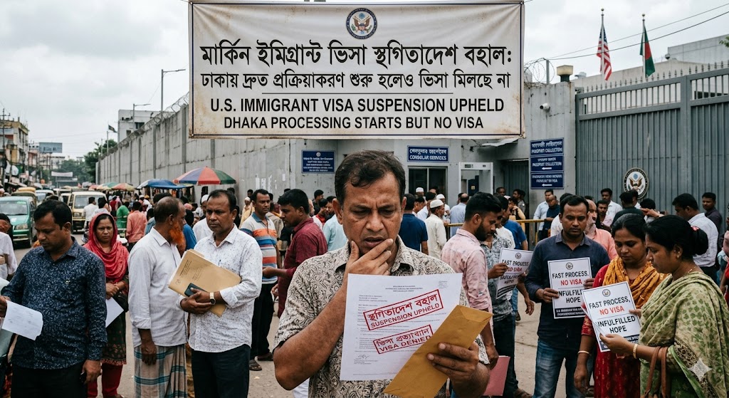 U.S. Immigrant Visa Suspension Remains in Effect: Faster Processing Begins in Dhaka, But Visas Still Not Being Issued