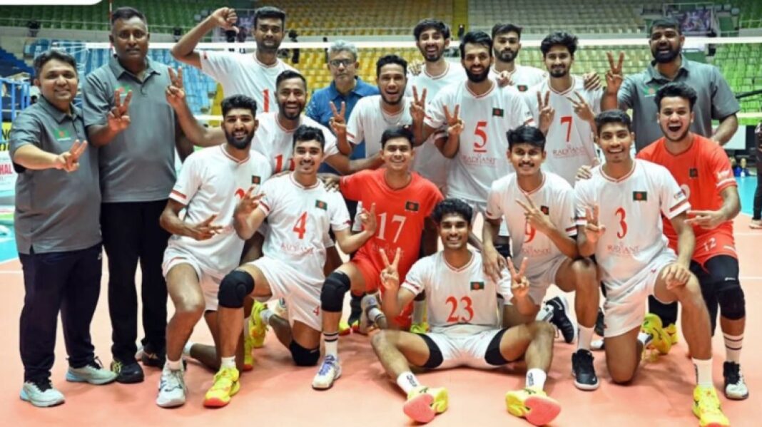 Bangladesh Reach CAVA Men’s Volleyball Championship Semi-Finals After Beating Nepal