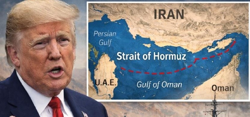 Trump Posts Map Calling Strait of Hormuz ‘New U.S. Territory’; Iran Fires Back