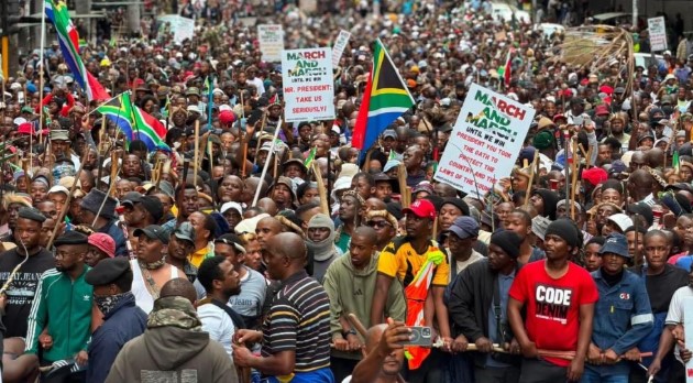 Mass Protests and Men’s March Called in South Africa