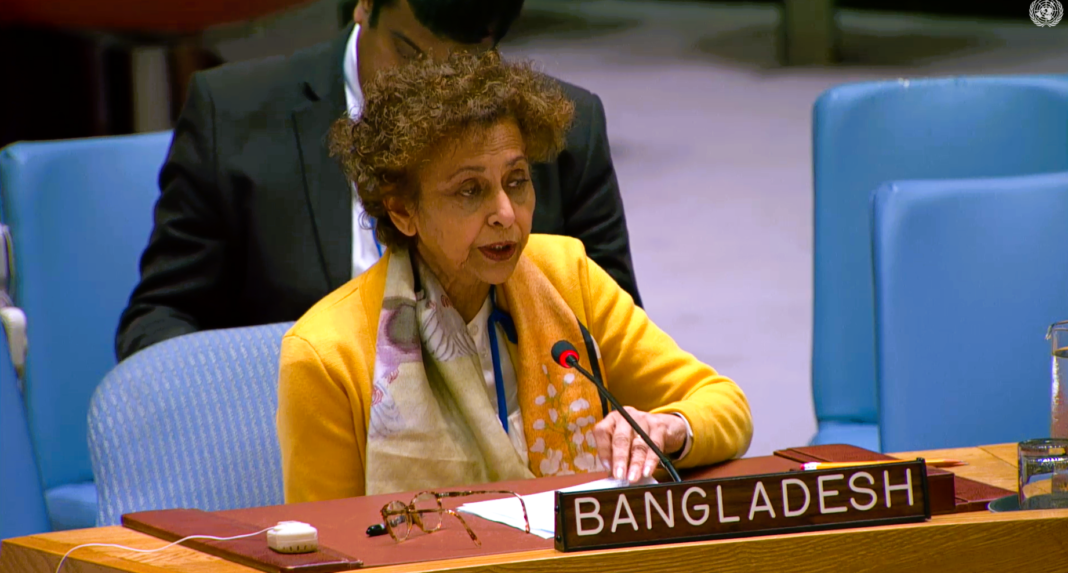 Bangladesh stands in solidarity with the Palestinian people and their inalienable right to self-determination: Ambassador Irene Khan