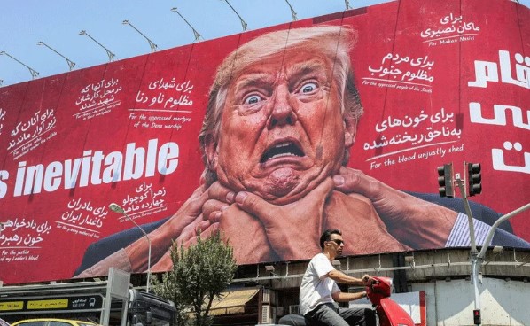 Tehran’s Walls Turn Into a Satirical Billboard War Against Trump